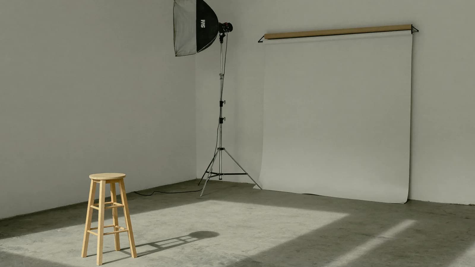 The studio at the end of a shoot day