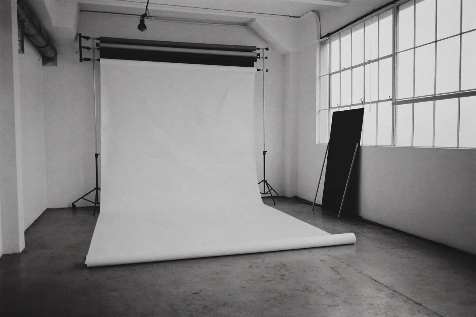 Set build, photographed straight on