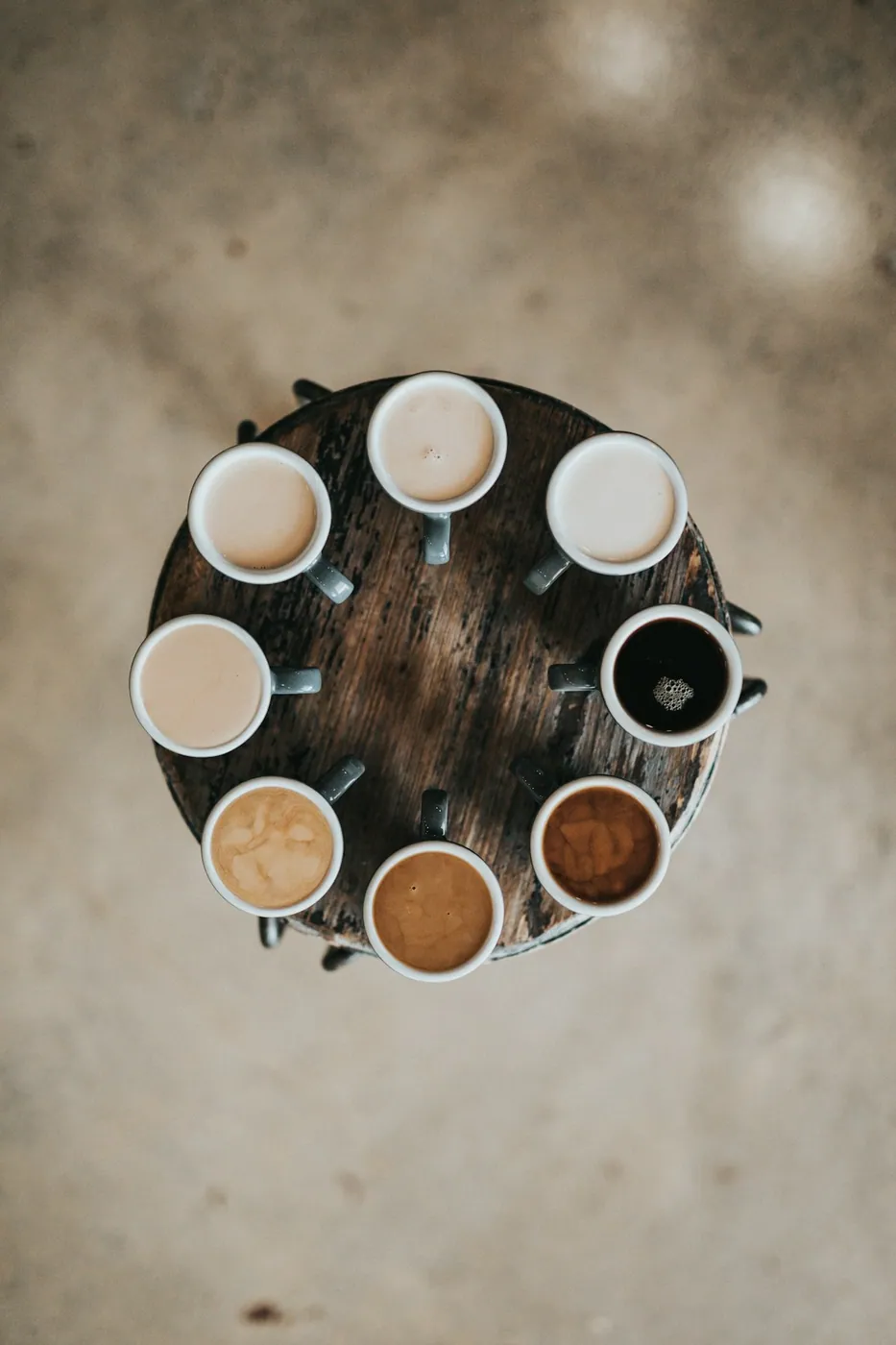 Seasonal coffee served at the neighbourhood table